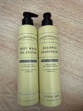 Pharmacopia Natural Bodycare Shampoo & Body Wash - set